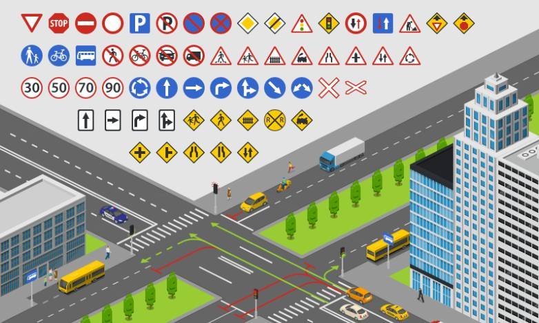 traffic rules and signage